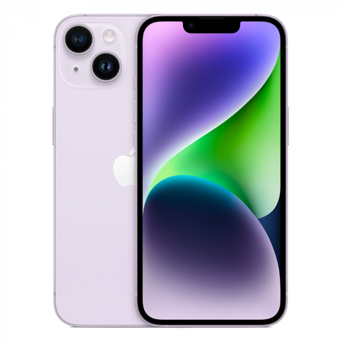 Смартфон Apple iPhone 14 128GB, Purple (SIM+eSIM) (без RuStore)