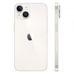 Смартфон Apple iPhone 14 128GB, Starlight (SIM+eSIM) (без RuStore)