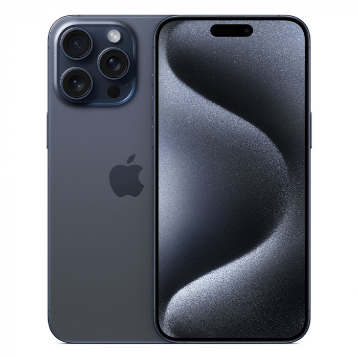 Смартфон Apple iPhone 15 Pro Max 256GB, Blue Titanium (без RuStore)