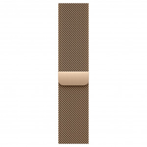 Apple Watch 11 46mm, Gold Titanium, Milanese Loop, M/L