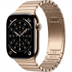 Apple Watch 11 46mm, Gold Titanium, Link Bracelet