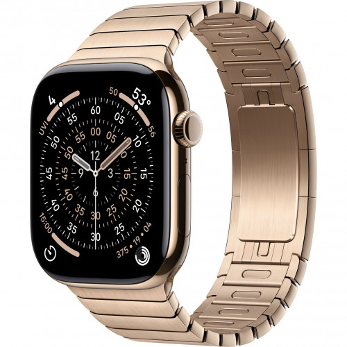 Apple Watch 11 46mm, Gold Titanium, Link Bracelet