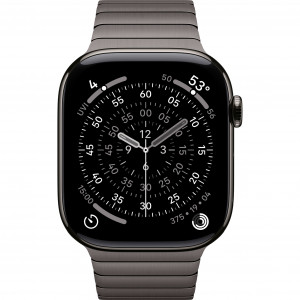 Apple Watch 11 42mm, Slate Titanium, Link Bracelet