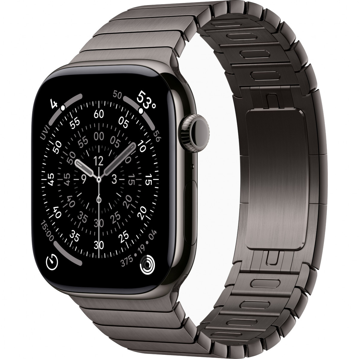 Apple Watch 11 46mm, Slate Titanium, Link Bracelet