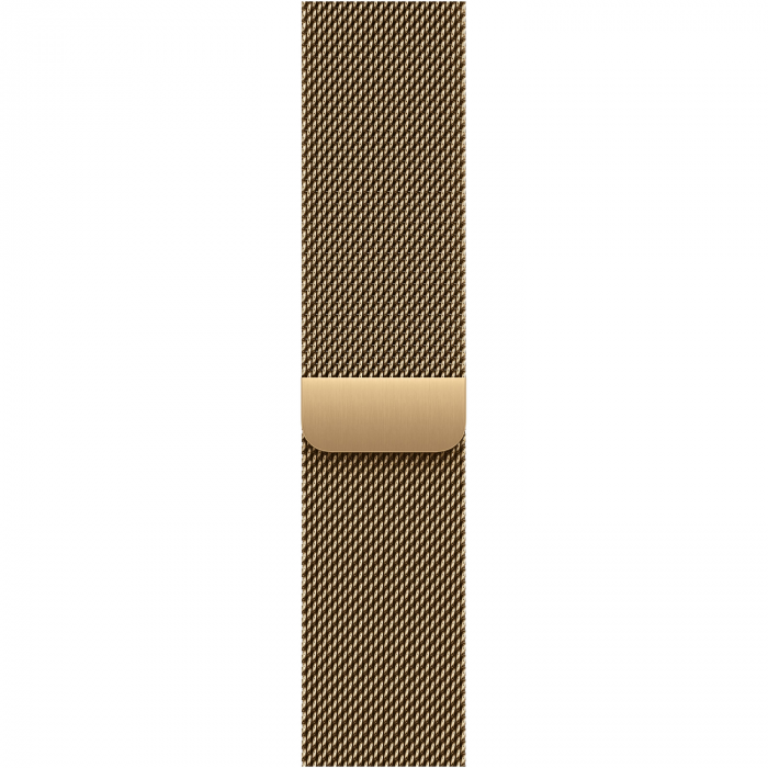Apple Watch 12 46mm, Radiant Gold Titanium, Milanese Loop M/L