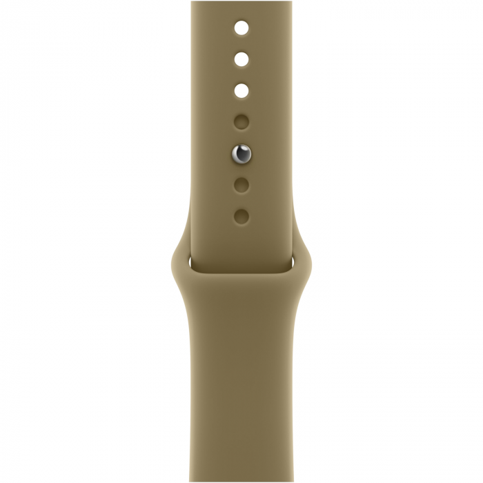 Apple Watch 12 46mm, Dark Bronze Aluminum, Olive Sport Band, M/L