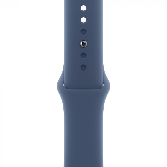 Apple Watch 10 42mm, Aluminum Silver, Ремешок Denim Sport Band, размер M/L