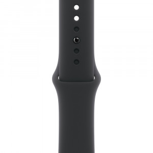 Apple Watch 10 46mm, Aluminum Jet Black, Ремешок Black Sport Band, размер S/M