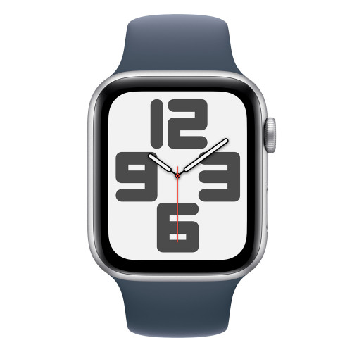 Apple Watch SE 40mm, Silver, Ремешок Denim Sport Band, размер S/M
