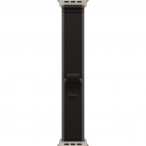 Apple Watch Ultra 3 49mm, Natural Titanium, Trail Loop Black/Charcoal, S/M