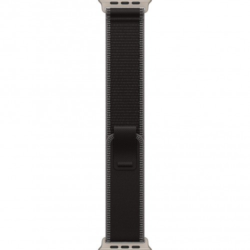 Apple Watch Ultra 3 49mm, Natural Titanium, Trail Loop Black/Charcoal, S/M