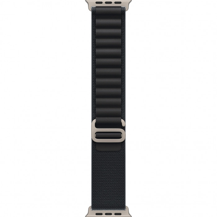 Apple Watch Ultra 3 49mm, Natural Titanium, Alpine Loop Black, L