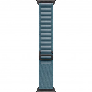 Apple Watch Ultra 3 49mm, Black Titanium, Alpine Loop Light Blue, L