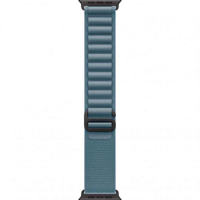 Apple Watch Ultra 3 49mm, Black Titanium, Alpine Loop Light Blue, S