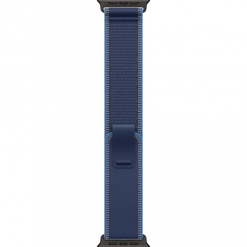 Apple Watch Ultra 3 49mm, Black Titanium, Trail Loop Blue/Bright Blue, S/M