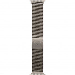 Apple Watch Ultra 3 49mm, Natural Titanium, Titanium Milanese Loop, M