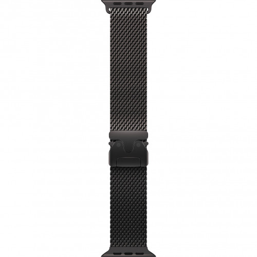 Apple Watch Ultra 3 49mm, Black Titanium, Titanium Milanese Loop, L