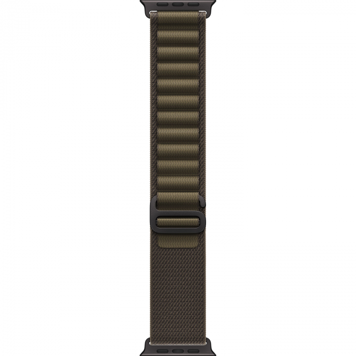 Apple Watch Ultra 4 49mm, Black Titanium, Alpine Loop Dark Olive, L