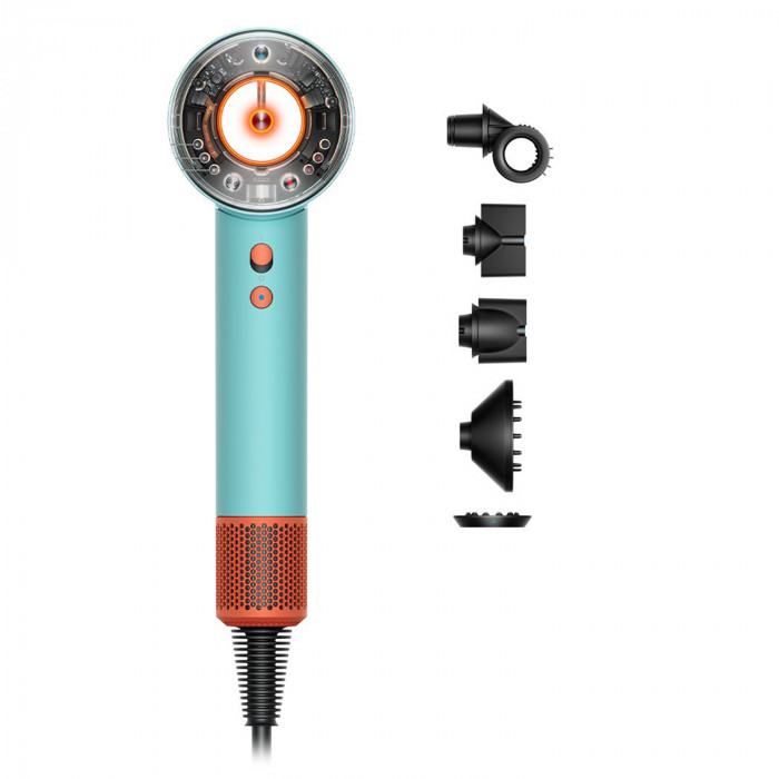 Фен Dyson Supersonic Nural HD16, Ceramic Patina/Topaz 