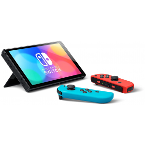 Игровая приставка Nintendo Switch OLED 64GB, Neon Blue/Neon Red