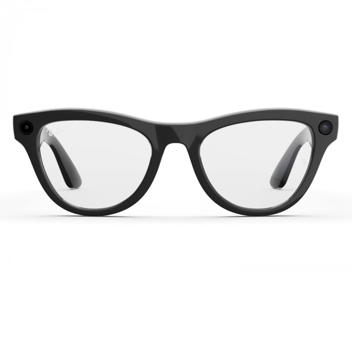 Умные очки Ray-Ban Meta Skyler (Gen 2) S52, Shiny Black/Clear (RW4014)