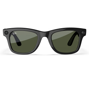 Умные очки Ray-Ban Meta Wayfarer (Gen 1) S53, Shiny Black/G-15 Green (RW4008)