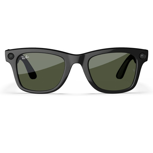 Умные очки Ray-Ban Meta Wayfarer (Gen 1) S53, Shiny Black/G-15 Green (RW4008)