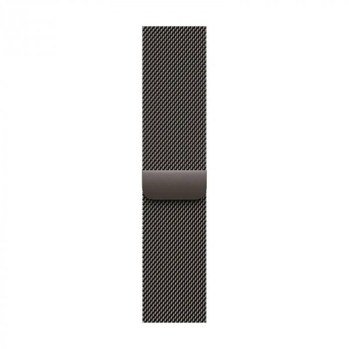 Apple Watch 10 46mm, Titanium Slate, Ремешок Slate Milanese Loop