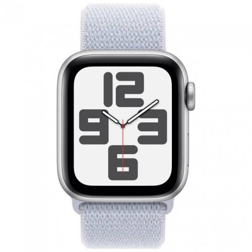 Apple Watch SE 40mm, Silver, Ремешок Blue Cloud Sport Loop