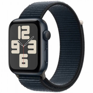 Apple Watch SE 44mm, Midnight, Ремешок Ink Sport Loop