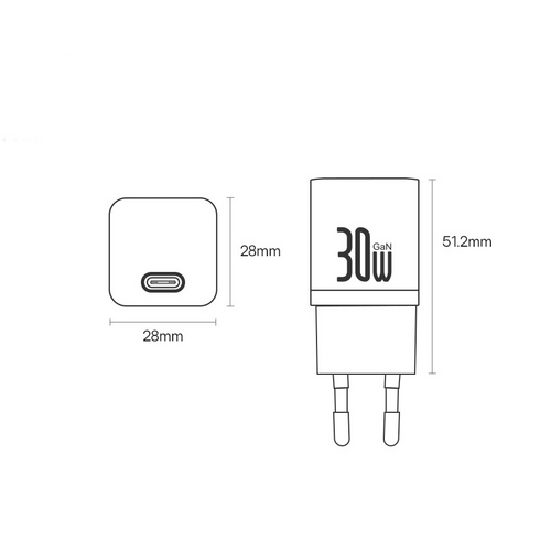 СЗУ Baseus GaN 30W, черный