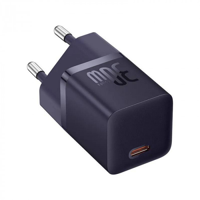 СЗУ Baseus GaN 30W, темно-фиолетовый