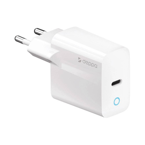 СЗУ Deppa Wall Charger 25W USB-C, белый