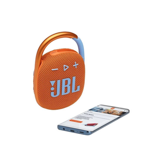 Портативная колонка JBL Clip 4, Black Orange