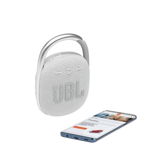 Портативная колонка JBL Clip 4, White