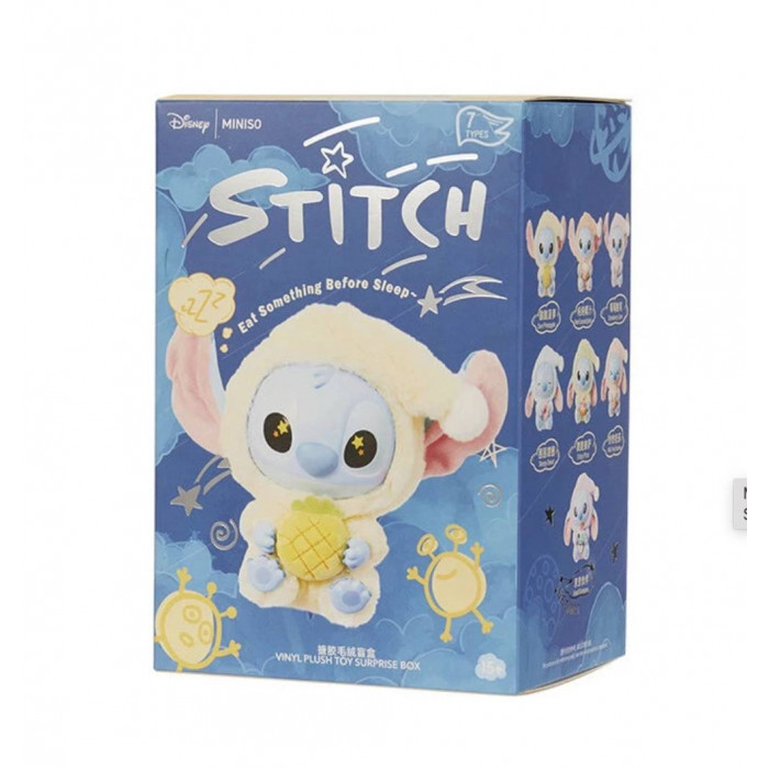 Брелок Miniso x Disney Stitch Eat Something Before, 1шт
