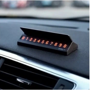 Парковочная визитка Tita Temporary Parking Card, черный