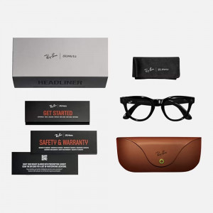 Умные очки Ray-Ban Meta Headliner RW4009 S50, Shiny Jeans/Polar Dusty Red