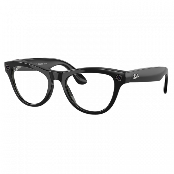 Умные очки Ray-Ban Meta Skyler (Gen 1) S52, Shiny Black/Transitions Amethyst (RW4010)