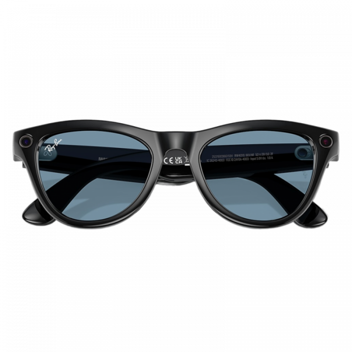 Умные очки Ray-Ban Meta Skyler (Gen 1) S52, Shiny Black/Transitions Cerulean Blue (RW4010)