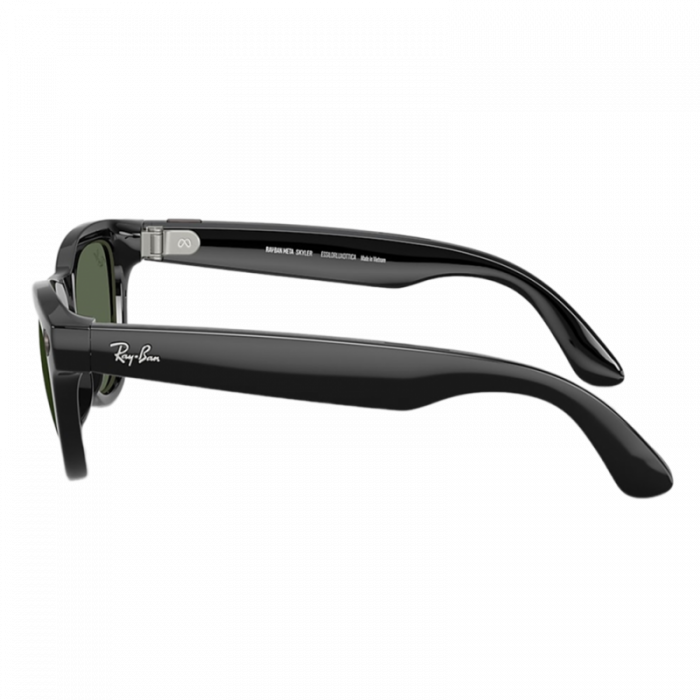 Умные очки Ray-Ban Meta Skyler (Gen 1) S52, Shiny Black/G-15 Green (RW4010)