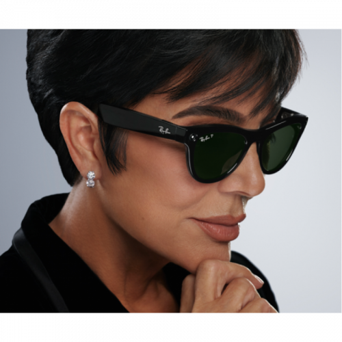 Умные очки Ray-Ban Meta Skyler RW4010 S52, Shiny Black/Green