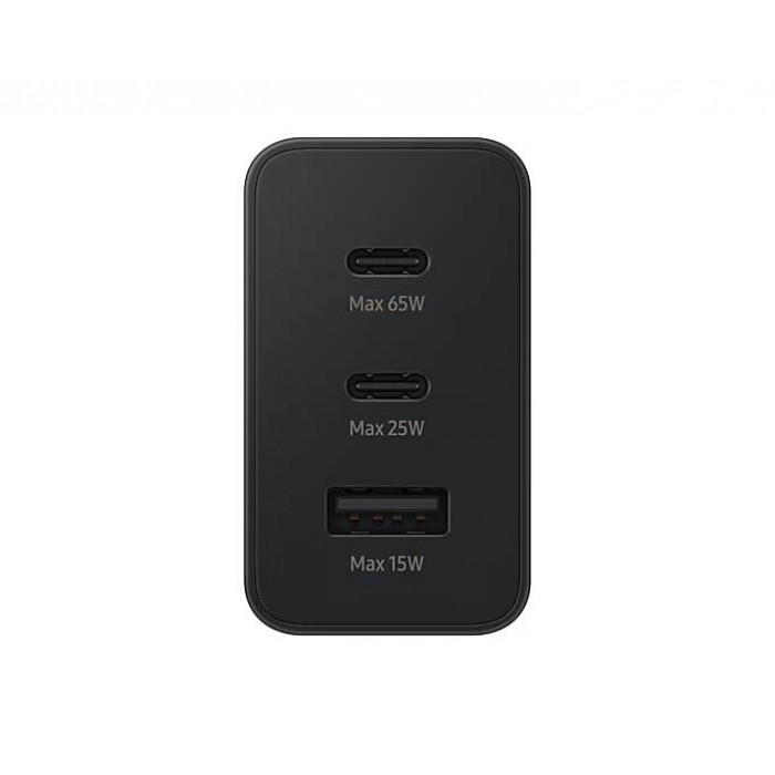 СЗУ Samsung Power Adapter 65W 2C+U, Black
