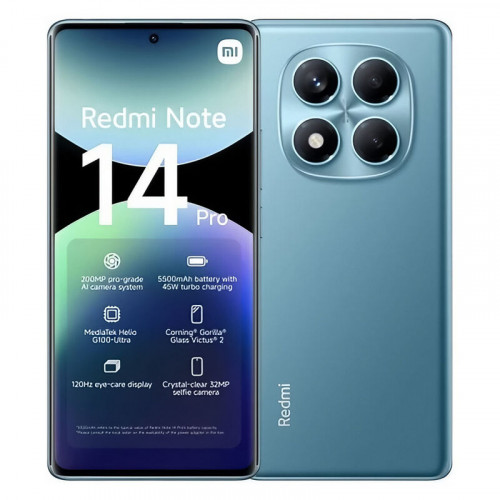 Cмартфон Xiaomi Redmi Note 14 Pro 8/256GB, Ocean Blue