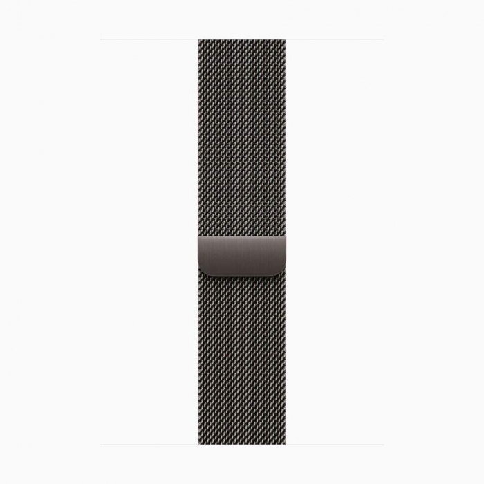 Apple Watch 10 46mm, Titanium Slate, Ремешок Slate Milanese Loop, размер M/L