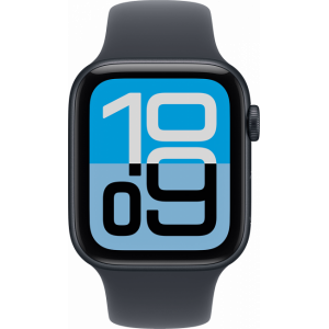 Apple Watch SE 3 (2025) 40mm, Midnight, Ремешок Midnight Sport Band, размер S/M