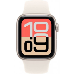 Apple Watch SE 3 (2025) 40mm, Starlight, Ремешок Starlight Sport Band, размер M/L