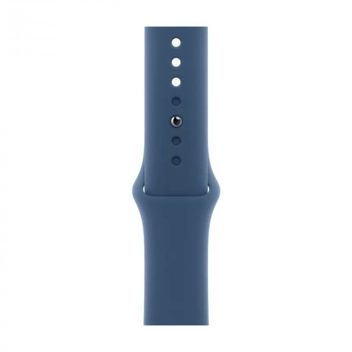 Apple Watch SE 44mm, Silver, Ремешок Denim Sport Band, размер M/L