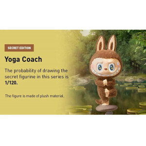 Брелок LABUBU The Monsters Lazy Yoga, 1шт