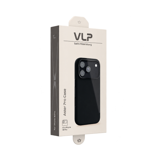 Чехол VLP Aster Pro Case для iPhone 18 Pro, черный